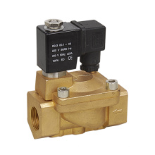 2/2 Way  PU220-06 Brass Direct Acting Normally Closed Water Solenoid Valve 24V